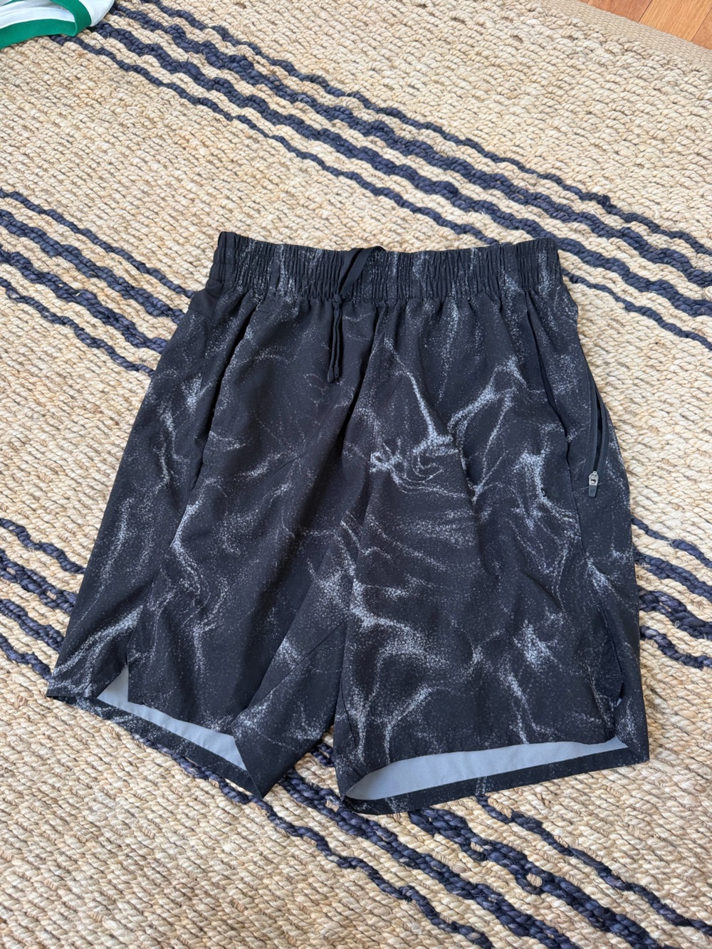 Men's DSG Black Marble Athletic Shorts